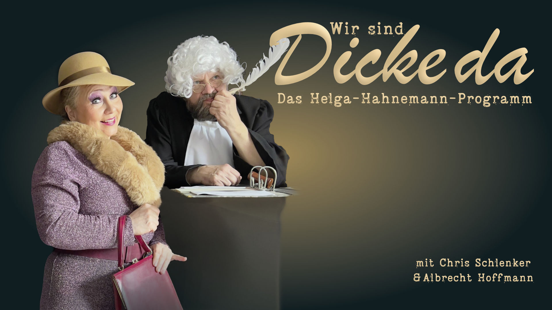 Wir sind Dicke da! von und mit Chris Schlenker und Albrecht Hoffmann im Altstadttheater Köpenick