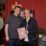 Matze Koch mit Jennifer Zietz beim 4. Rot-Weißen Salon (Foto: Gritt Ockert)