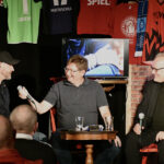 v.l.n.r.: Steffen Baumgart (Union-Chefcoach) mit Matze Koch und Nico Schäfer (Ex-Union-Manager) (Foto: Gritt Ockert)