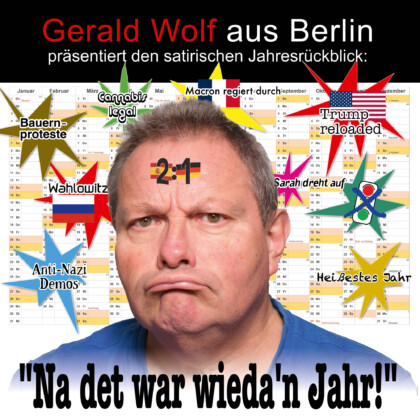 Satirischer Jahresrückblick mit Gerald Wolf im Altstadttheater Köpenick